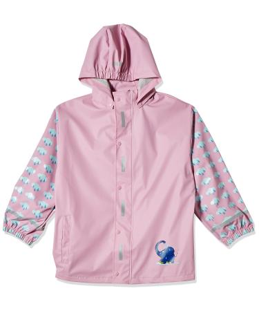Playshoes Unisex Kid's Regenjacke Wind and Waterproof Raincoat Rainwear 92 pink The Mouse