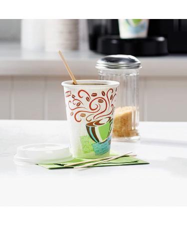 Dixie PerfecTouch 12 oz. Insulated Paper Hot Coffee Cup - 160 Cups/Case, Coffee Haze Design - Buy Online on SooperMarket.com