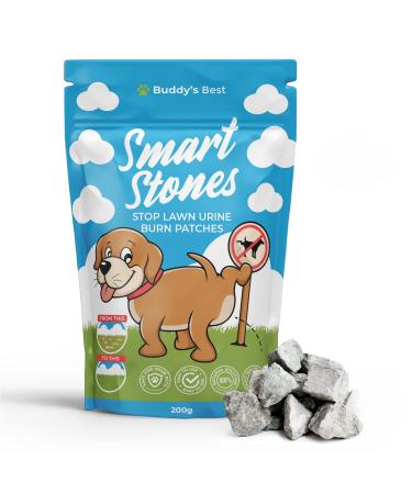 Prevent Urine Burn Patches In Lawns | Smart Rocks For Water Bowls Suitable For Dogs And Cats | Holistic Solution To Purify Pets Drinking Water | Dog Urine Neutraliser For Lawns 200g