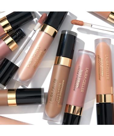 Laura Geller Just Swipe Liquid Eyeshadow in Cocoa - Cream-to-Powder Formula for Long-Lasting, Crease-Proof Velvety Color - Buy Online on SooperMarket.com