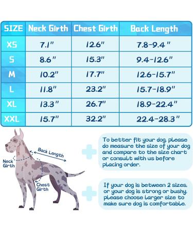 Supet Dog Recovery Suit for Pets | Post Surgery Healing Garment | Prevent Licking Wounds | Puppy Surgical Clothes M (Blue Striped) - Buy Online on SooperMarket.com