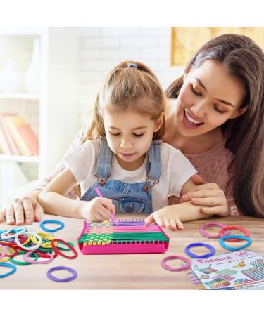 PREBOX Weaving Loom Kit for Kids and Adults - Potholder Loops Crafts for Girls Ages 6-12 - Pot Holder Loom Knitting Kit and Gifts for Beginners - Make 6 Masterpieces - Buy Online on SooperMarket.com