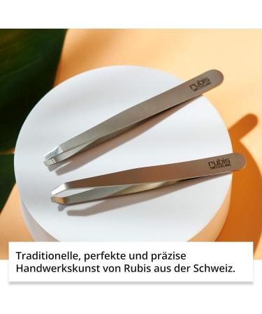Rubis Universal Eyebrow Tweezers - Straight Tip Precision Tweezers for Perfect Eyebrows | Shop Elegance Internationally - Buy Online on SooperMarket.com