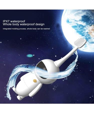 IPX7 Waterproof Electric Toothbrush - Cute Astronaut Design with Soft PBT Bristles - Perfect for Effective Oral Care - Buy Online on SooperMarket.com