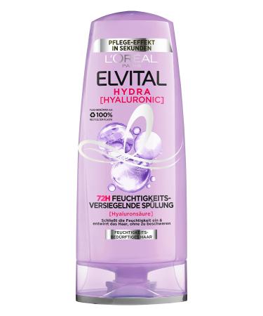 L'Or al Paris Elvital Moisturizing Rinse for shiny hair conditioner with hyaluron for a moisture boost Hydra Hyaluronic 250 ml