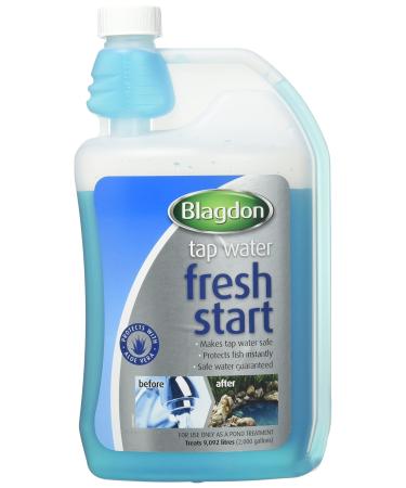 Blagdon Pond Fresh Start Removes Chlorine Makes Tap Water Safe for Pond Fish 1L Treats 9 092 Litres of Water 1000 ml Single
