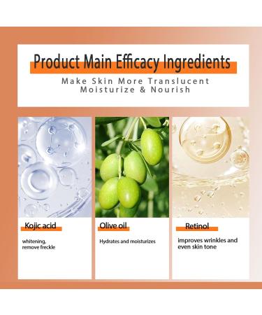Kojic Acid Soap Olive Oil Soap Kojic Acid Soap Original Olive Oil Soap Bar for Face And Body Acne Dark Spots Hyperpigmentation Smooth Skin Mens Soap Bar for Improve Uneven Skin Tone - Buy Online on SooperMarket.com