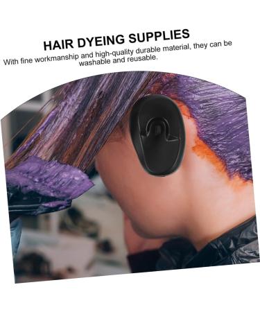 KALLORY Shower Shield 8pcs Earmuffs Ear Shower Caps Ear Protectors Cover Hairdressing Earmuff Heat Protector Hanging Ears - Buy Online on SooperMarket.com