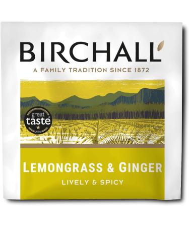 Birchall Lemongrass & Ginger Tea Gift Set - 150 Plant-Based Tea Bags - Bright & Spicy Herbal Tea - Buy Online on SooperMarket.com