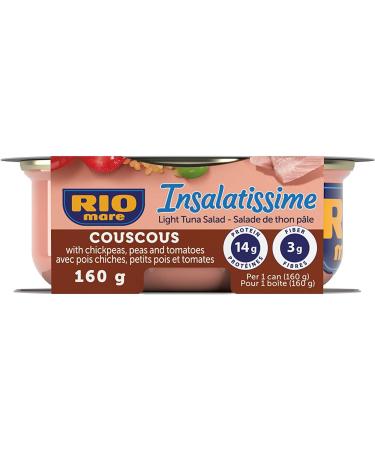 Rio Mare - Insalatissime Tuna Salad - Couscous and Light Tuna - Ready to Eat Salad High in Protein No Preservatives 160g Couscous Salad - Buy Online on SooperMarket.com
