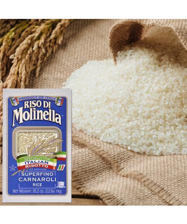 Carnaroli Riso di Molinella 2.2 Lb - Pack of 2 | Premium Italian Rice - Buy Online on SooperMarket.com