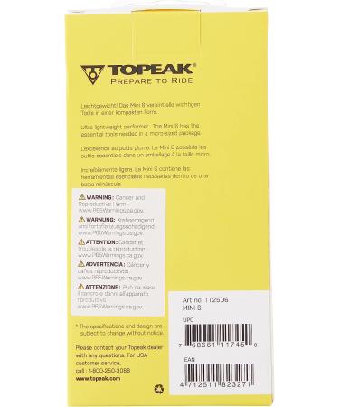 Topeak Mini 6 Folding Tool - Compact and Portable Black Multi-Tool - Buy Online on SooperMarket.com