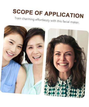 BELLIFFY 1 Pair Dimple Trainer Face Dimples Trainer Dimples Maker Facial Exerciser Face Dimples Shaper Trainer for Dimples Facial Tools Cheeks Clip Face Exerciser Tool Dimples Exerciser 4.30X2.50X0.80CM Red - Buy Online on SooperMarket.com