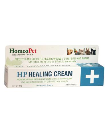 HomeoPet HP Healing Cream, Natural Support for Pet Wound Healing, 14 Grams