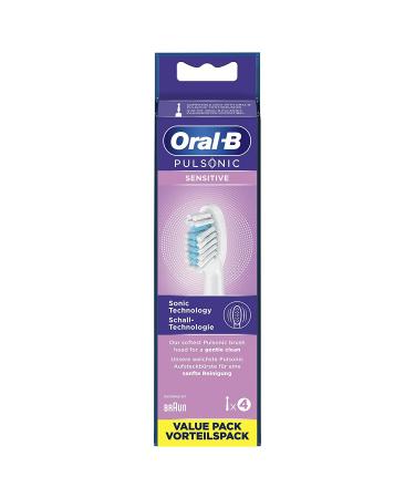 Oral-B Pulsonic Set of 4 Soft Brushes for Sonic Toothbrushes Oral-B Pulsonic Sensitive 4 Carat Brush Heads - Buy Online on SooperMarket.com