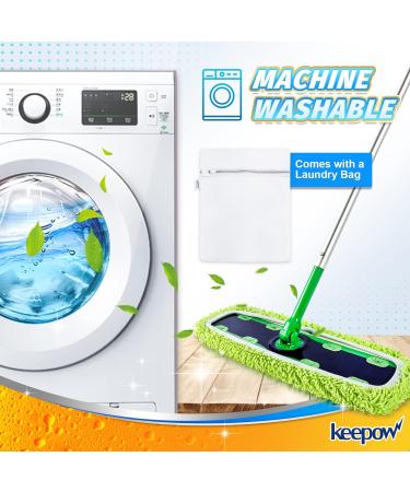 KEEPOW Reusable XL Mop Pads for Swiffer XL Sweeper - 4 Pack, Washable Microfiber Wet & Dry Refills for Hardwood Floor Cleaning - Buy Online on SooperMarket.com