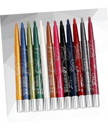 Beavorty 12 pcs colored eyeliners eye liner liquid liner women cosmetic pen set lipstick pen - Buy Online on SooperMarket.com