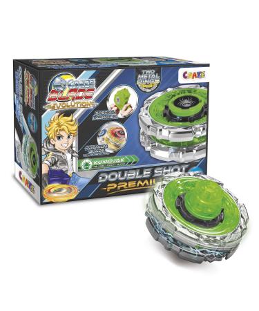 Craze Blade Evolution Double Shot Premium martial cord Blade Kreisel Metall with a special launcher children toys young roundabout for children children's scouts 42458 medium Blade double shot