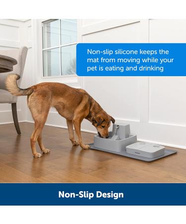 PetSafe Silicone Fountain and Feeder Mat | 26 x 16 | Waterproof & Dishwasher Safe Pet Food Mat - Buy Online on SooperMarket.com