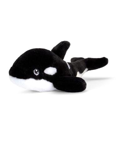 Deluxe Paws Plush Cuddly Soft Eco Toys 100% Recycled (Orca Whale)