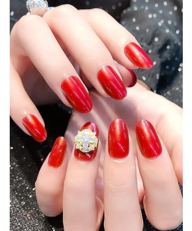 Kalolary 20PCS Red Nail Adhesive Wraps for Gel Polish - Self-Adhesive Stickers with UV/LED Lamp Required - Buy Online on SooperMarket.com