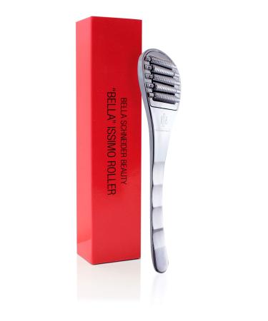 Derma Roller Bella Issimo Facial Roller Relax Fine Lines & Uplift Sagging Muscles Premium Stainless Steel Face Massager for Women Prime & Prep Face for Serums & Moisturizer