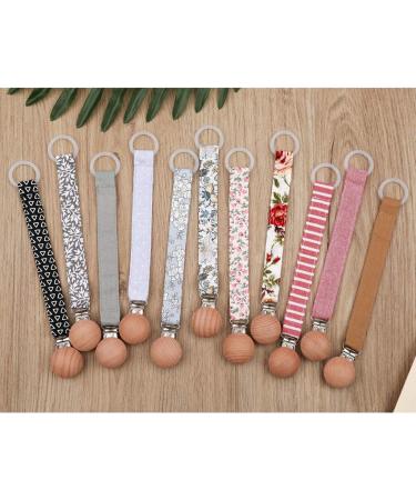 Buy Premium Cotton Linen Baby Pacifier Clip & Holder - Ideal for Infants | Durable Stylish & Safe - Buy Online on SooperMarket.com