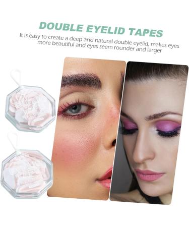 Mikinona Fiber Tools 200 Pairs Double Eyelid Sticker Double Sided Tape Female Eyelid Tapes Cosmetics No Trace Make Up Kit - Buy Online on SooperMarket.com
