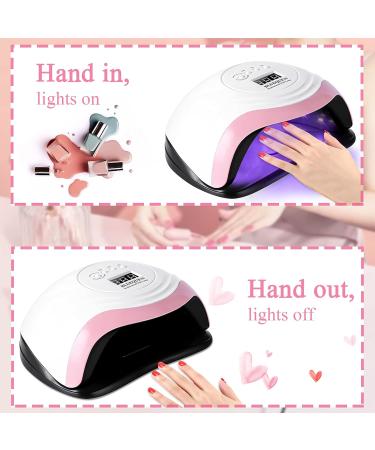 Shop Joyboy 168W UV LED Nail Dryer - Professional Lamp with Smart Timer & LCD Display for All Gel Nails - Buy Online on SooperMarket.com