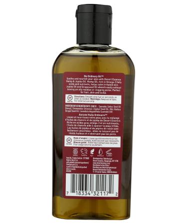 Shop Desert Essence Soothing Blend Jojoba & Hemp Oil - 4 FZ | Organic Skincare for All Skin Types - International Shipping - Buy Online on SooperMarket.com