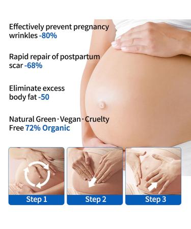 Belly Oil 90PCS | Stretch Mark Oil for Pregnancy | Improve Skin Elasticity & Nourish | Massage Oil for Moms - Buy Online on SooperMarket.com