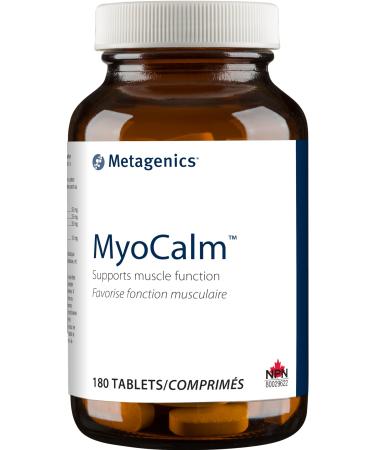 Metagenics - MyoCalm - Muscle Support Formula with Calcium Magnesium Passionflower and Valerian - 180 Tablets