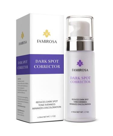 Dark Spot Remover for Face and Body- Dark Spot Corrector Serum for Age Spots Sun Spot-Freckle Remover - Melasma Treatment Formulated with 4-Butylresorcinol, Kojic Acid and Hyaluronic acid- 50 ml