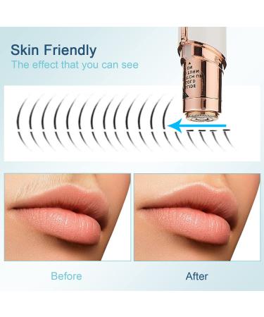 Facial Hair Remover Replacement Heads Gen 2 for Flawless Finishing Touch - 6 Pack, 18K Gold-Plated - Double Haolo - As Seen On TV - Buy Online on SooperMarket.com