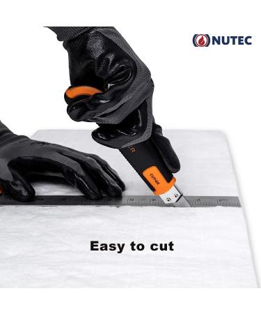 Nutec MaxWool Ceramic Fiber Insulating Blanket 1/2 x 8 x 10 - High Temp 2400F, Lightweight, Durable | 8# Density - Buy Online on SooperMarket.com