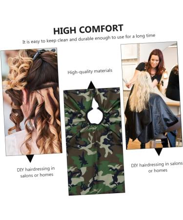 Angoily Waterproof Hair Apron | Salon Styling Cape for Hair Dye & Cuts | Adult Printing Cloak | Best eCommerce Supplies - Buy Online on SooperMarket.com
