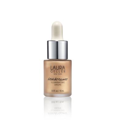 LAURA GELLER NEW YORK Dewdreamer Illuminating Drops  Gilded Honey  0.5 Fl Oz Gilded Honey 0.5 Fl Oz (Pack of 1)