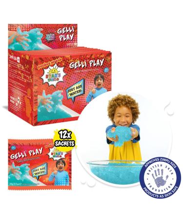 12 x bags Ryan's Gelli Play from Zimpli Kids Magically transformed water into thick colorful goose children's party petrol filler sensory toy 24 x Ryan's Gelli Play