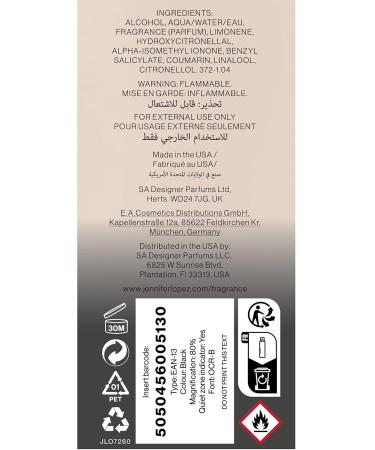 Jennifer Lopez JLuxe Body Mist 240ml (8fl oz) JLuxe 8.00 Fl Oz (Pack of 1) - Buy Online on SooperMarket.com
