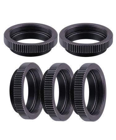 1mm 2mm 5mm 7mm 8mm 9mm 10mm 15mm 20mm 25mm 30mm 40mm 50mm Camera C-Mount Lens Adapter Ring C to CS Extension Tube for CCTV Security Cameras 5pcs C-CS 5mm