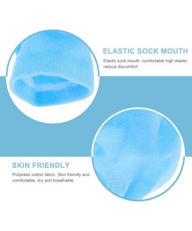 Minkissy Height Increasing Stocking Pillow Insole & Moisturizing Heeling Cuffs | Multi-Purpose Polyester Cotton Gloves for Men & Women - International Shipping - Buy Online on SooperMarket.com
