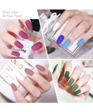 500pcs Coffin Nails - Acrylic False Nail Tips for Salons & DIY - 10 Sizes Ballerina Style - Buy Online on SooperMarket.com