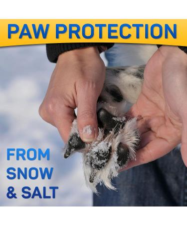 Natural Dog Paw Balm 0.5 oz - Paw Protection for Hot Pavement, Dry Paws, & Cracked Paws - Moisturizer for Cats & Dogs - Paw Protectors & Pad Lotion - Buy Online on SooperMarket.com