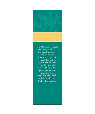 Burt's Bees Natural Acne Solutions Maximum Strength Spot Treatment Cream for Oily Skin  0.5 Oz (Package May Vary) Targeted Spot Treatment - Buy Online on SooperMarket.com
