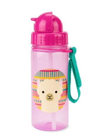 Skip Hop Toddler Sippy Cup with Straw  Zoo Straw Bottle  Llama