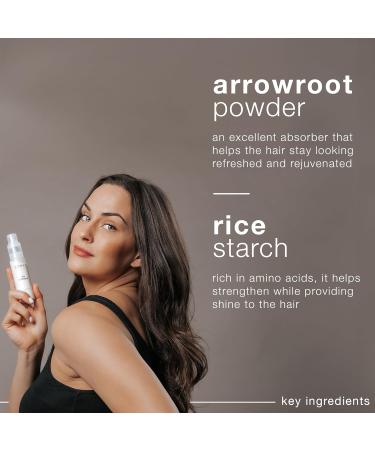 Hair Craft Co. CRVFT Non-Aerosol Dry Shampoo Powder for Women - Travel Size Oil Absorption Paraben & Sulfate Free Adds Volume & Refreshes Hair - Buy Online on SooperMarket.com