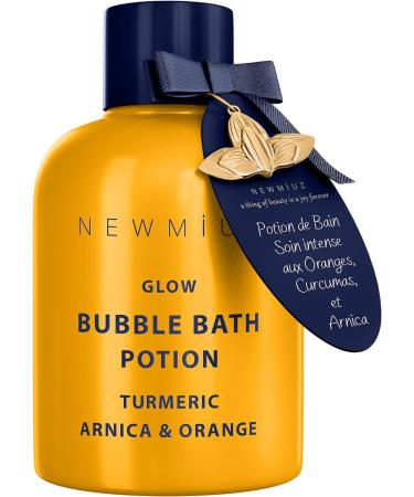Nutritious Bubble Bath - Turmeric Orange Arnica Essential Oil - Skin Healing & Relaxing Spa Gift - Buy Online on SooperMarket.com