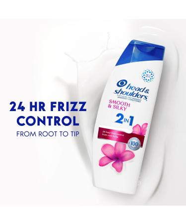 Head and Shoulders 2 in 1 Dandruff Shampoo & Conditioner - Anti-Dandruff Treatment Smooth & Silky Paraben Free 12.5 oz - Buy Internationally - Buy Online on SooperMarket.com