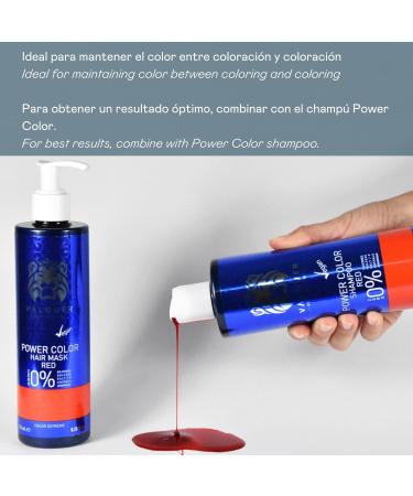V quer Professional Power Color Mask Dyed Hair Vegan and Sulfate (Violet) Hair Colour Enhancer - 275ml - Buy Online on SooperMarket.com