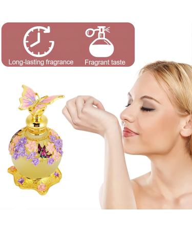 Arabian Perfume for Women Halal Dubai Retro Concentrated Perfume Oil Arabia Unpredictable Spirited Enchanting Fragrance Persistent Smell Perfect Travel Accessory (Blue Leafy Floral) - Buy Online on SooperMarket.com